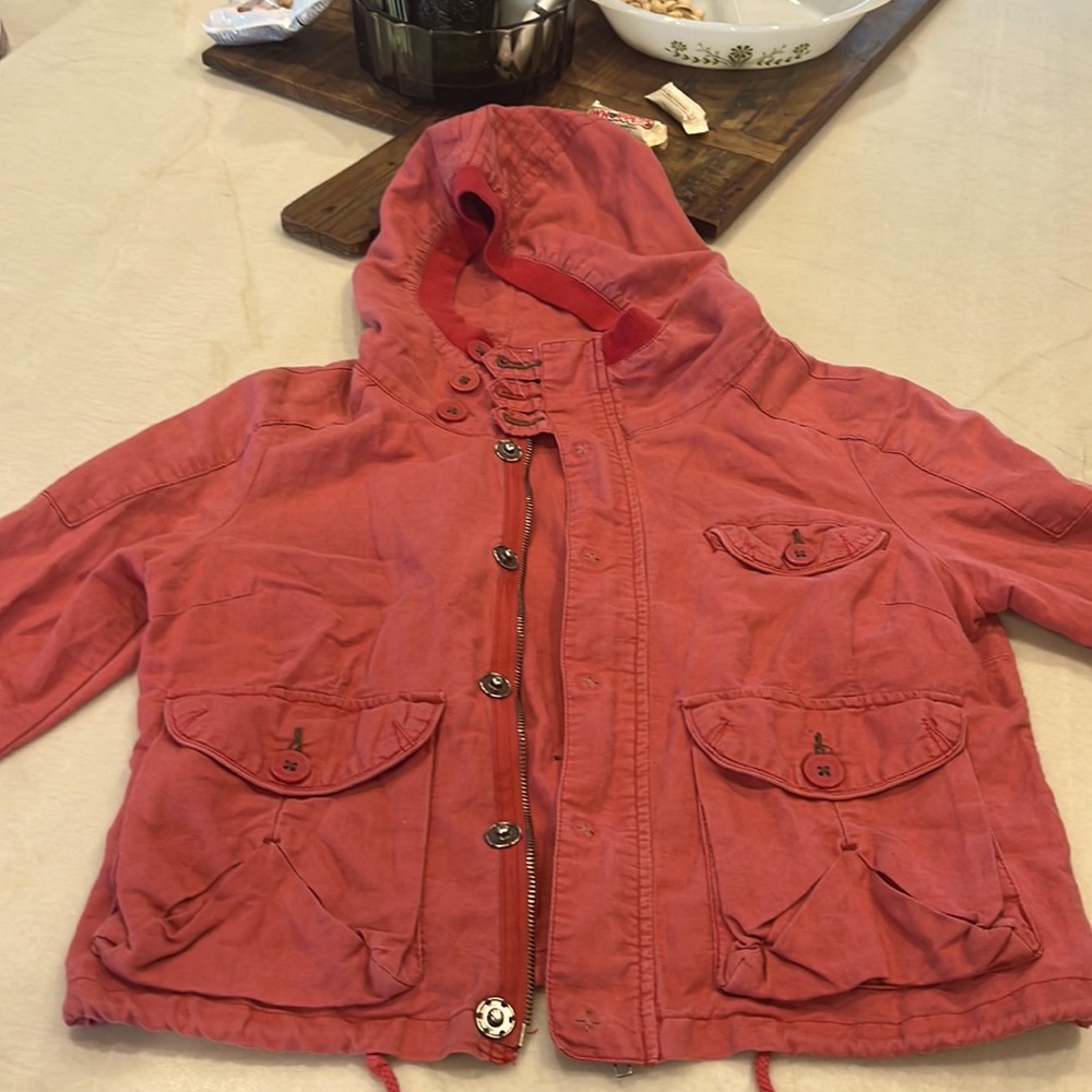 Free people vintage hoodie jacket